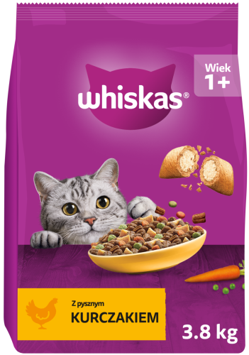 Whiskas Sucha Kurczak 3,8kg