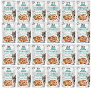 Brit Care Cat Pouch Gravy Sterilized Turkey 24x85g