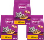 Whiskas Sucha Kurczak 3x3,8kg