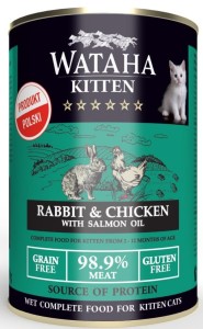 Wataha Kitten Królik Kurczak 400g