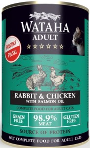 Wataha Kot Królik Kurczak 400g