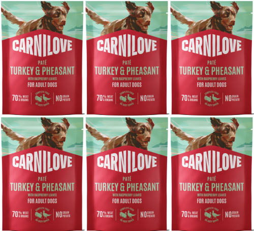 CARNILOVE Dog Pouch Turkey Pheasant 6x300g