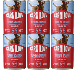 CARNILOVE Dog Turkey Salmon 6x400g