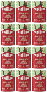 CARNILOVE Cat Pouch Gravy Quail Sterilised 12x85g