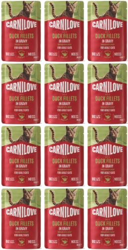 CARNILOVE Cat Pouch Gravy Duck 12x85g