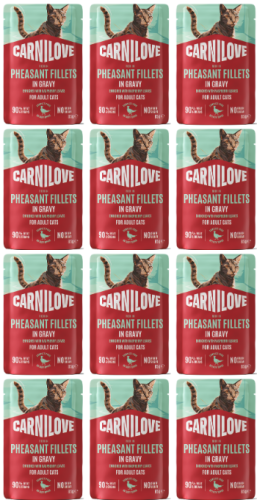CARNILOVE Cat Pouch Gravy Pheasant 12x85g