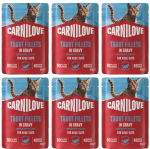 CARNILOVE Cat Pouch Gravy Trout 6x85g