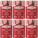 CARNILOVE Cat Pouch Jelly Turkey 6x85g