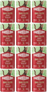 CARNILOVE Cat Pouch Jelly Quail 12x85g