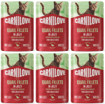 CARNILOVE Cat Pouch Jelly Quail 6x85g