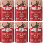 CARNILOVE Cat Kittens Pouch Jelly Rabbit 6x85g