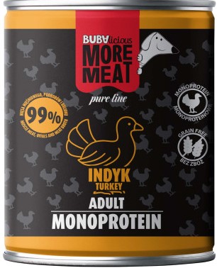 BUBA More Meat Mono Pure Indyk 800g