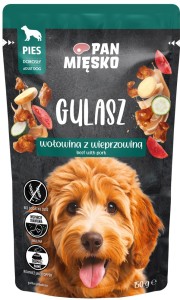 Pan Mięsko Mokra Gulasz Wołowina Wieprzowina 150g