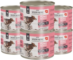 Wiejska Zagroda Kot Mono Wołowina 6x200g