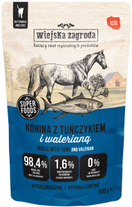 Wiejska Zagroda Kot Mokra Konina z Tuńczykiem 100g