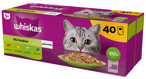 Whiskas Saszetka Smaki Rybne Tradycyjne 40x85g