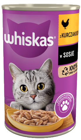 Whiskas Mokra Kurczak w sosie 400g
