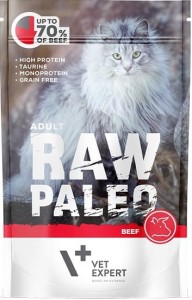 VetExpert Raw Paleo Cat Adult Beef 100g