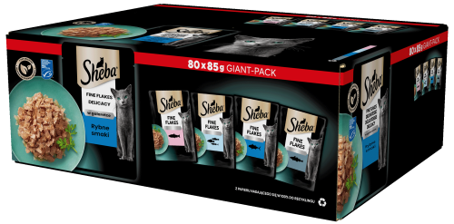 SHEBA Delicacy Smaki Rybne w Galaretce 80x85g