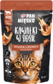 Pan Mięsko Kot Saszetka Cielęcina Jeleń 12x85g