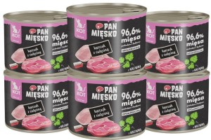 Pan Mięsko Kocięta Mokra Kurczak z Cielęciną 6x200g