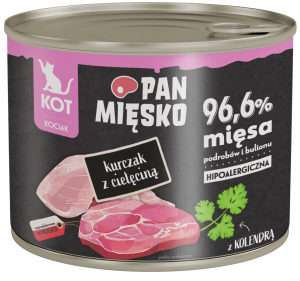 Pan Mięsko Kocięta Mokra Kurczak z Cielęciną 200g