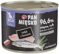 Pan Mięsko Kocięta Mokra Indyk z Łososiem 6x200g