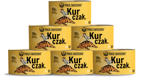 Paka Zwierzaka Mokra Kot Kurczak 6x200g