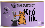 Paka Zwierzaka Mokra Kot Królik 200g
