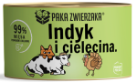 Paka Zwierzaka Mokra Kot Indyk Cielęcina 200g