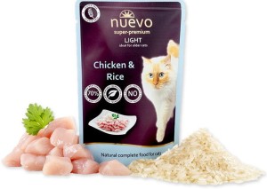 NUEVO  Cats Adult Light Chicken Rice 85g
