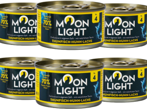 Moonlight Dinner 4 Sos Tuńczyk Kurczak Łosoś 6x80g