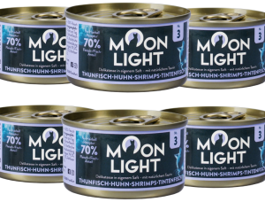Moonlight Dinner 3 Sos Tuńczyk Krewetki Kałamarnica 6x80g