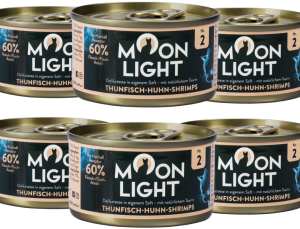 Moonlight Dinner 2 Sos Tuńczyk Kurczak Krewetki 6x80g