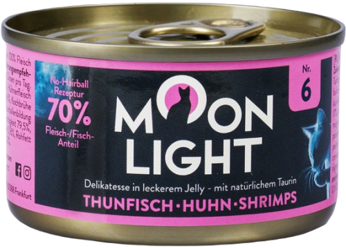 Moonlight 6 Galaretka Tuńczyk Kurczak Krewetki 80g
