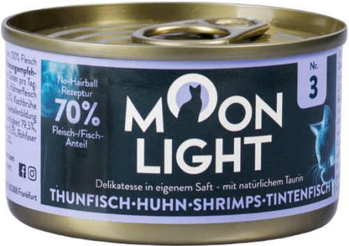 Moonlight 3 Sos Tuńczyk Krewetki Kałamarnica 80g