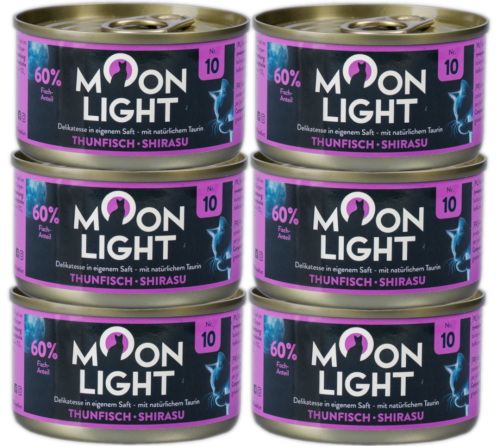 Moonlight 10 Sos Tuńczyk i Shirasu 6x80g