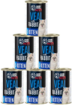 JohnDog ForCats Kitten cielęcina król 6x400g