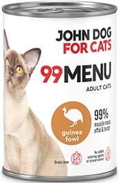 JohnDog ForCat  99 Menu Adult Perliczka 400g