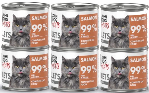 John Dog For Cats Fillets Łosoś 6x140g