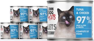 John Dog For Cats Fillets Tuńczyk Kurczak 6x140g