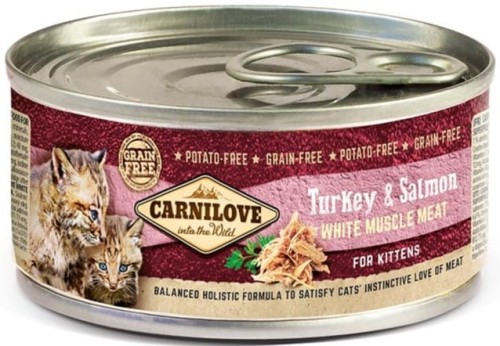 CARNILOVE Cat Puszka Kittens Turkey Salmon 100g