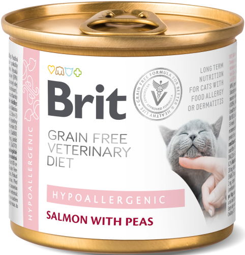 Brit Veterinary Cat Can Hypoallergenic 200g
