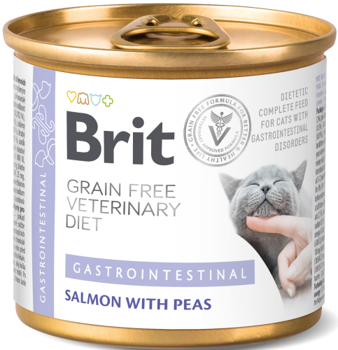 Brit Veterinary Cat Can Gastrointestinal 200g