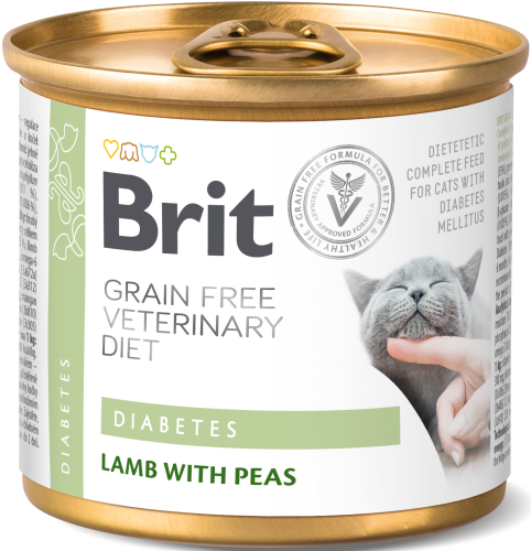 Brit Veterinary Cat Can Diabetes 200g