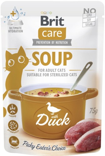 Brit Care Cat Soup Duck 75g
