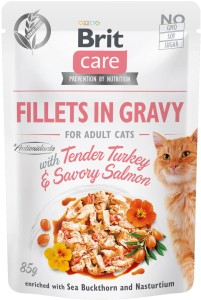 Brit Care Cat Pouch Turkey Salmon 12x85g