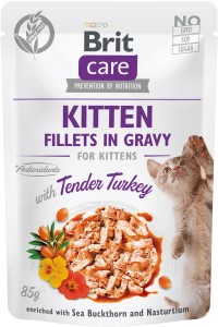 Brit Care Cat Pouch Turkey Kitten 85g