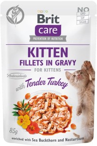 Brit Care Cat Pouch Turkey Kitten 6x85g