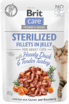 Brit Care Cat Pouch Sterilized Jelly Duck 6x85g